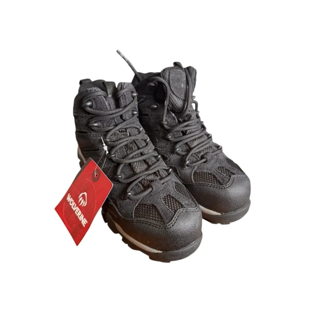 Women's Wolverine Wilderness Mid Hiker Boots US 6 Black Grey New waterproof - Picture 3 of 7